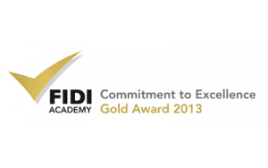 FIDI Academy Gold award logo
