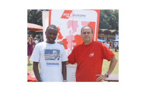 Accountant Chawezi Phiri and Luis Fernandez, Branch Manager of AGS Malawi