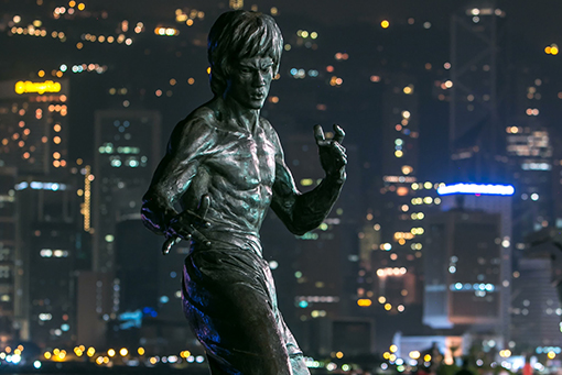 Bruce Lee's monument, Hong Kong 