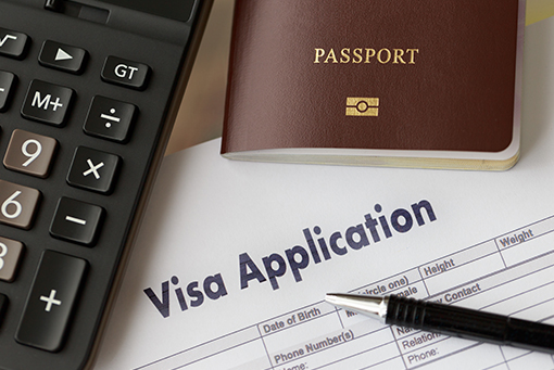 Visa application new country