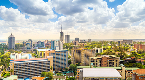 Nairobi city center, Kenya