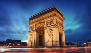 The Captivating Arc De Triomphe in the City of Paris